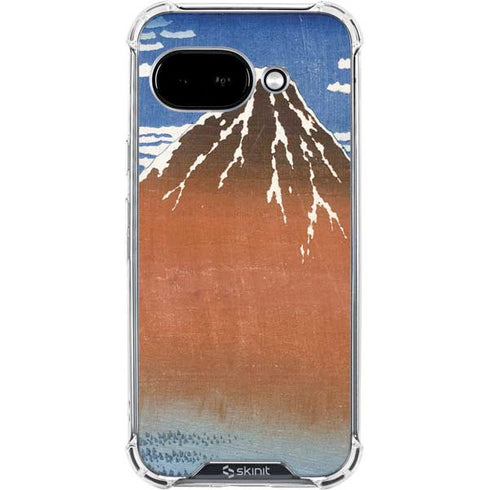 Hokusai Fuji Mountains in clear Weather Google Pixel 9a Clear Case